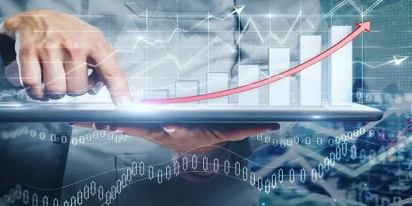 Graph showing recurring revenue growth from loyal customers