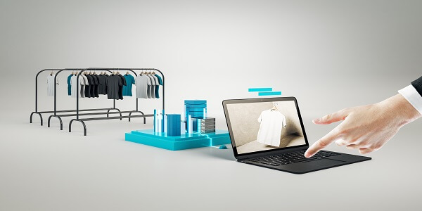 Shopper viewing a digital loyalty program on a smartphone, representing the future of retail rewards in 2025.