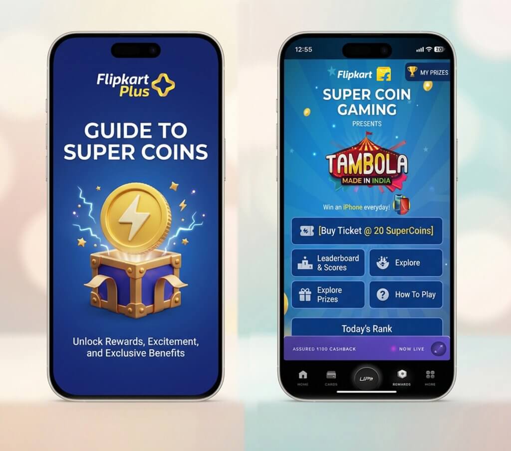 Flipkart SuperCoins rewards and gaming app